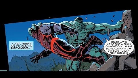 Immortal Hulk vs Juggernaut - Bad Move