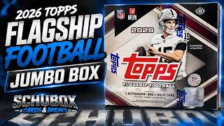 2026 Topps Flagship Football Jumbo Box Opening | SCHUBOX