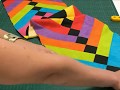 Como fazer um trilho de mesa usando a Técnica de Trança Francesa de forma simples - patchwork
