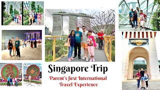 Singapore Trip “Parent’s 1st International Travel Exp” (Pre-pandemic travel) | Ruffy Caalim Vlog