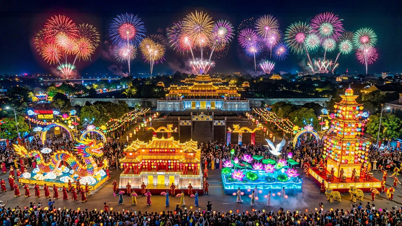 Парад в честь Королевского двора Хюэ 2026 (4K) | Крупнейший культурно-туристический фестиваль Вьетна