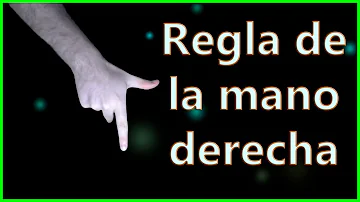 ¿Cómo comprobaría la regla de la mano derecha?