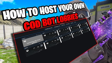 How To Host UNLIMITED Call Of Duty BOT LOBBIES..