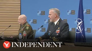 Watch Again: Nato speaks on Ukraine following Chiefs of Defence session