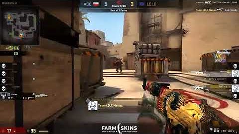 Maniac T resolves the 2vs2 post plant situation with 2 AK kills bombsite A