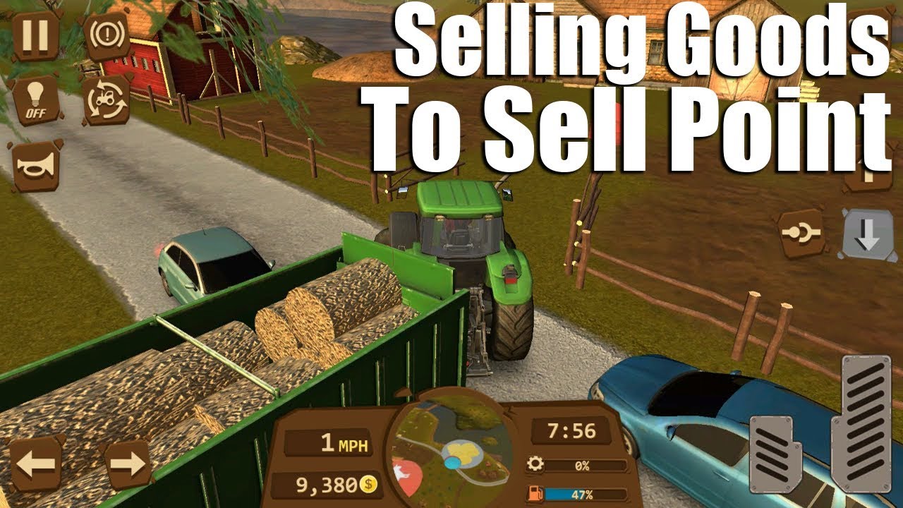 Farmer Sim 2018 Gameplay#4- Going To Sell Goods To Sell Point (Ovilex Soft)