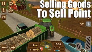 Farmer Sim 2018 Gameplay#4- Going To Sell Goods To Sell Point (Ovilex Soft) screenshot 5