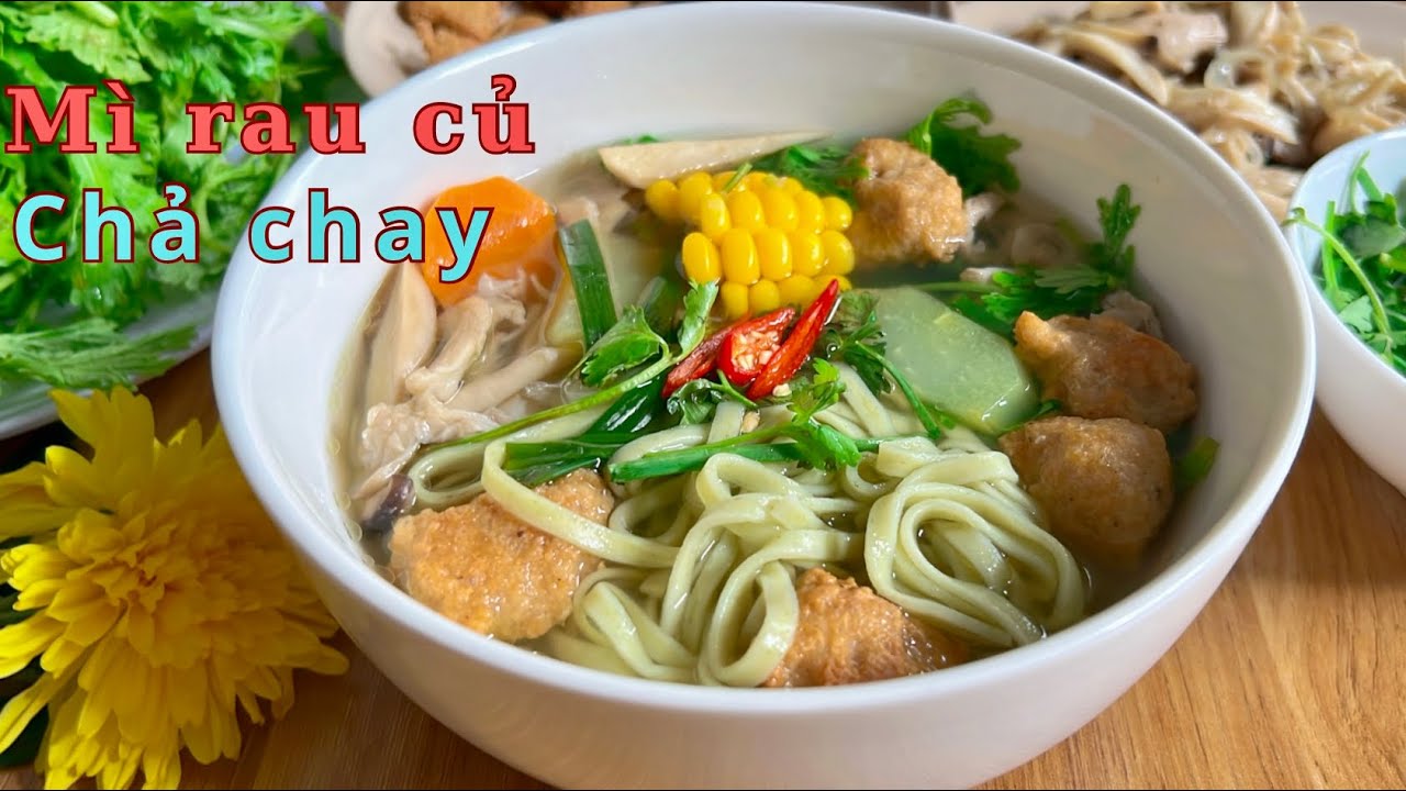 Mi I Rau Mì rau củ chay / món này vừa ngon mà lại dễ ăn - YouTube