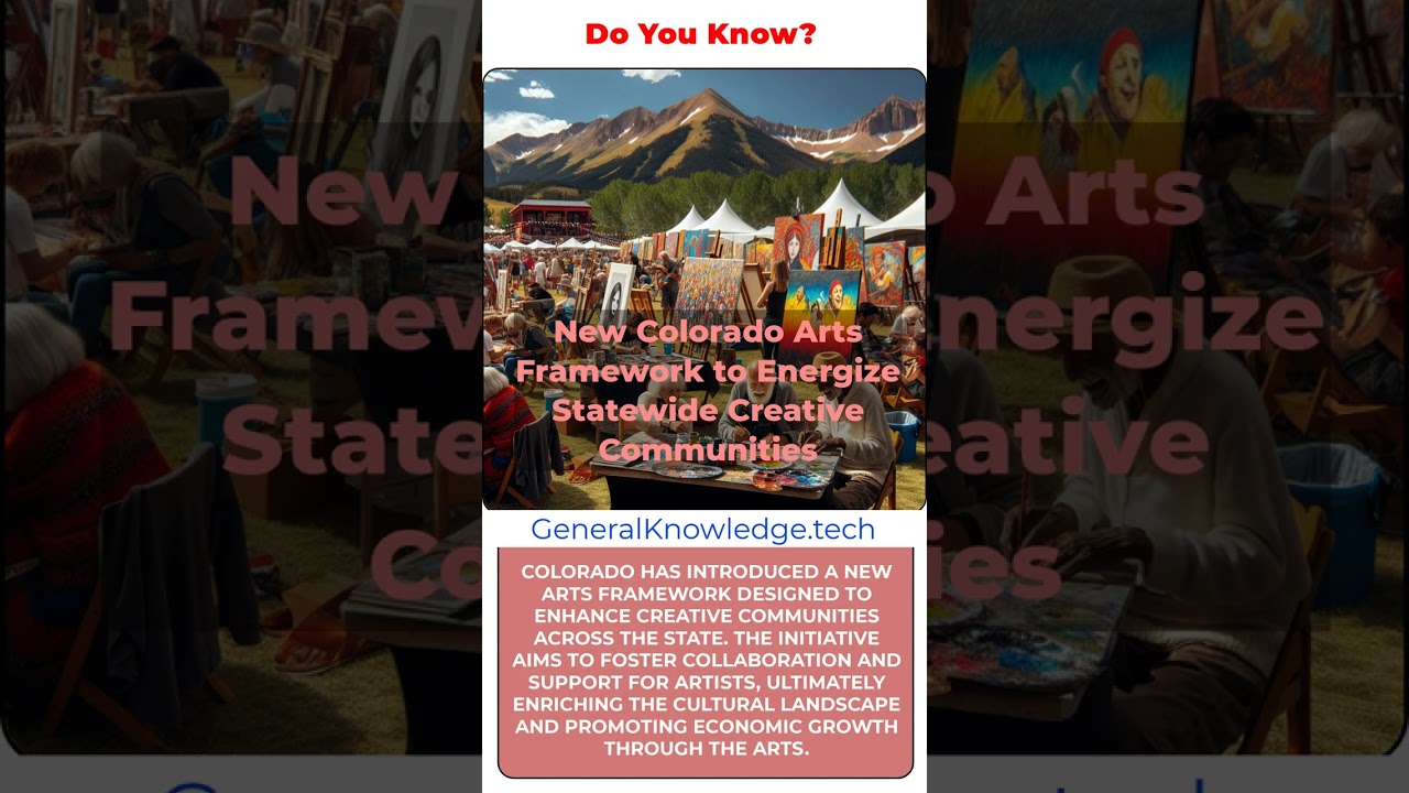 "New Colorado Arts Framework: Energizing Creative Communities Across the State"