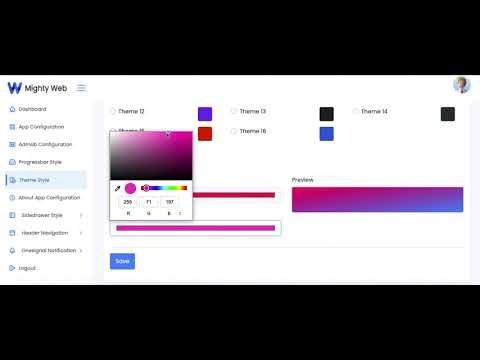 MightyWeb Flutter Webview - Convert Your Website To An App + Admin Panel