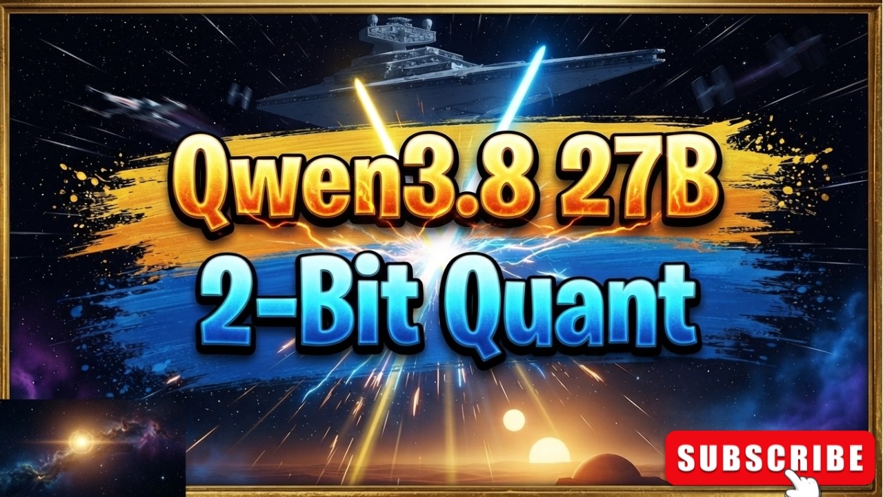 Qwen3.8-27B in 2-Bit Quant: Escha-W2 Build Locally without Loss