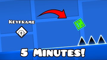 (2025) How to Animate in Geometry Dash Using the Keyframe Trigger!
