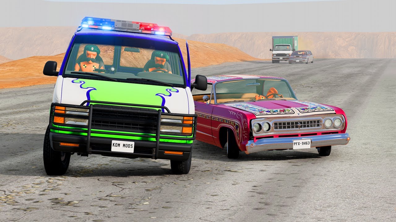 Cars vs Road Rage epic destruction