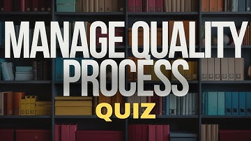 MANAGE QUALITY Process | QUIZ | PMBOK | PMP 2025
