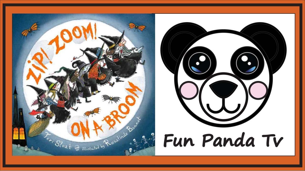🎃 ZIP! ZOOM! ON A BROOM. HALLOWEEN BOOKS  (Books read aloud)
