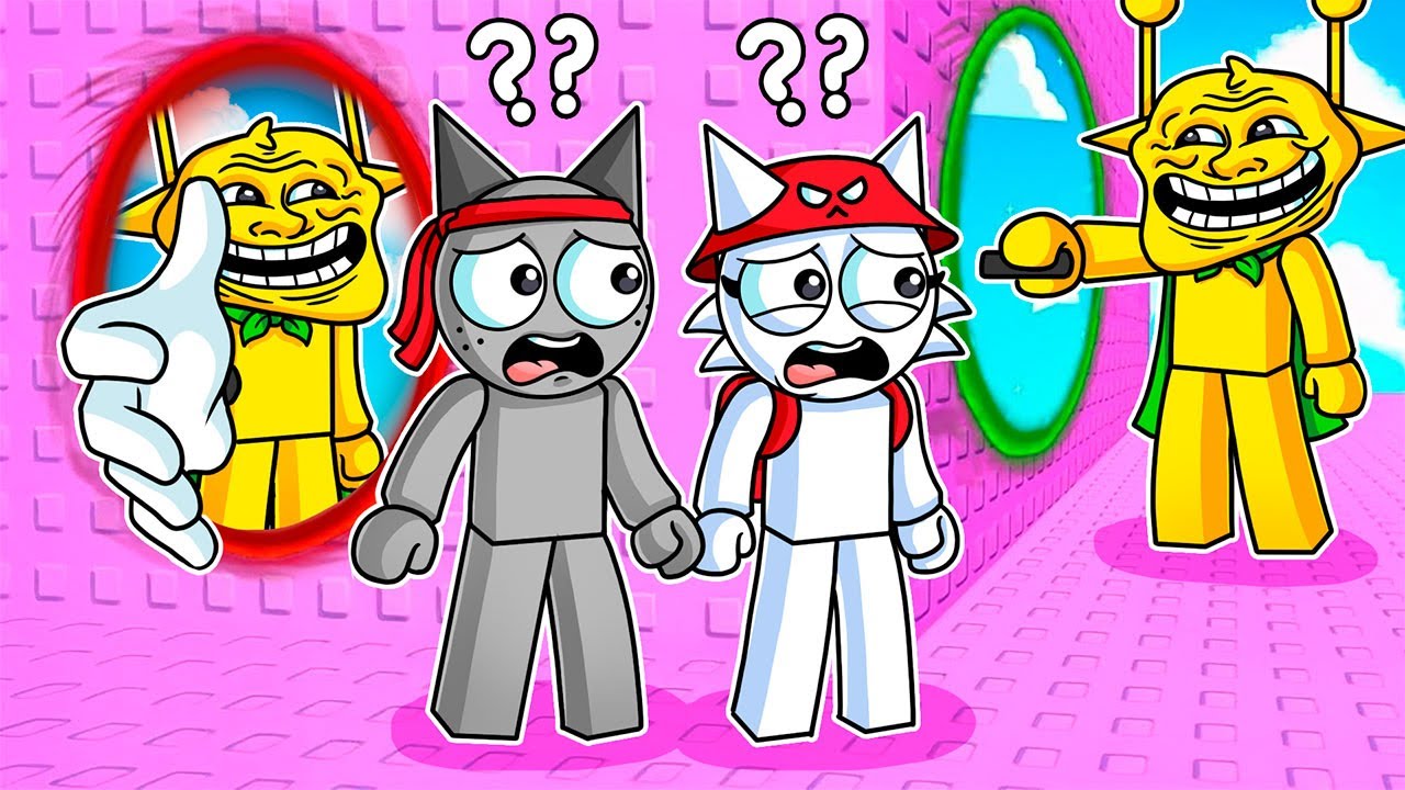 TROLLEO a MIS AMIGOS CON PORTALES en LA TORRE TROLL de Roblox!