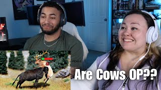 OtakuCouple Reacts to Are Cows OP by TierZoo