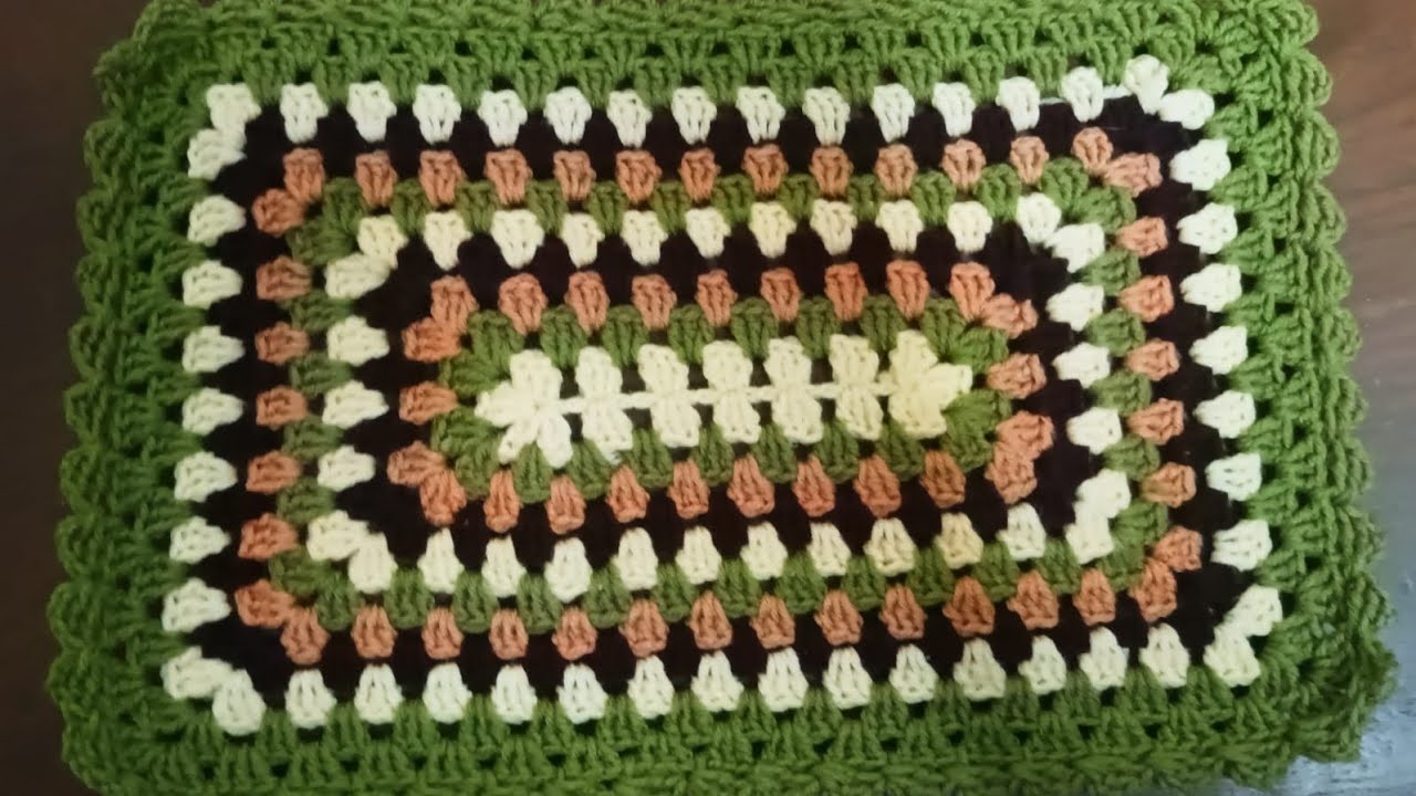 Table Mat Stitching Mathod Handmade Granny Stitch Crochet Table Mat 🧶 - YouTube