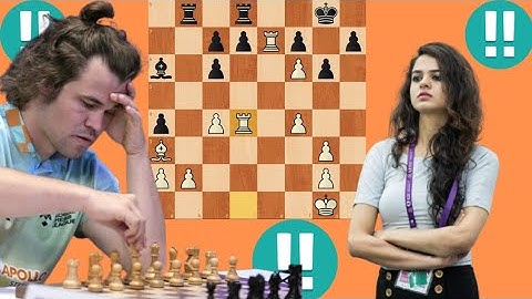 Super Hero Magnus carlsen vs Tania sachdev 28