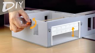 DIY Miniature Sectional Garage Door｜ASMR｜微缩分段式车库门