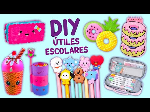 25 IDEAS DE ÚTILES ESCOLARES HECHOS A MANO – TRUCOS REGRESO AL COLEGIO
