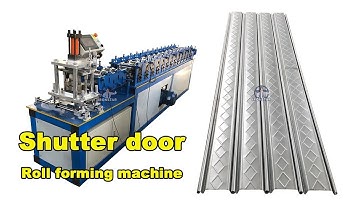 Shutter door roll forming machine door shutter machine rolling shutter machine price