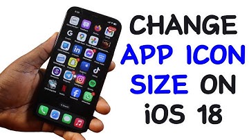 How to Change App Icon Size on iOS 18