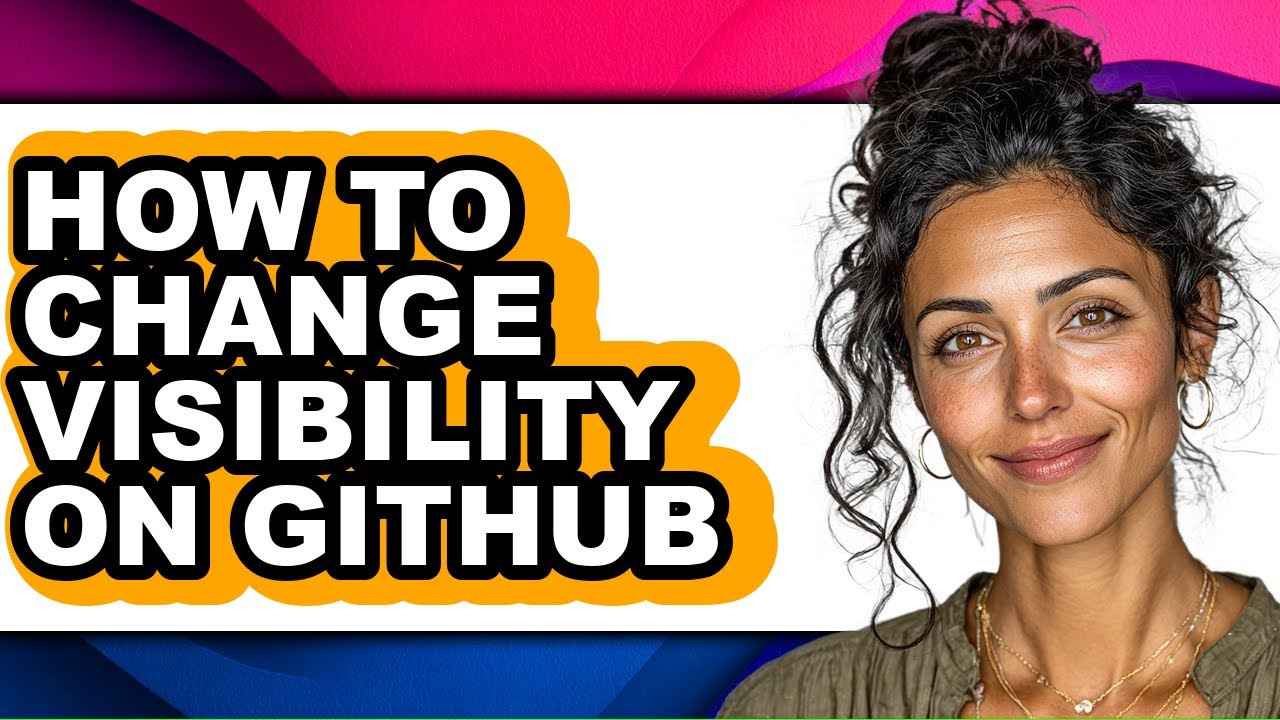 How to Change Visibility on Github - Step by Step - YouTube