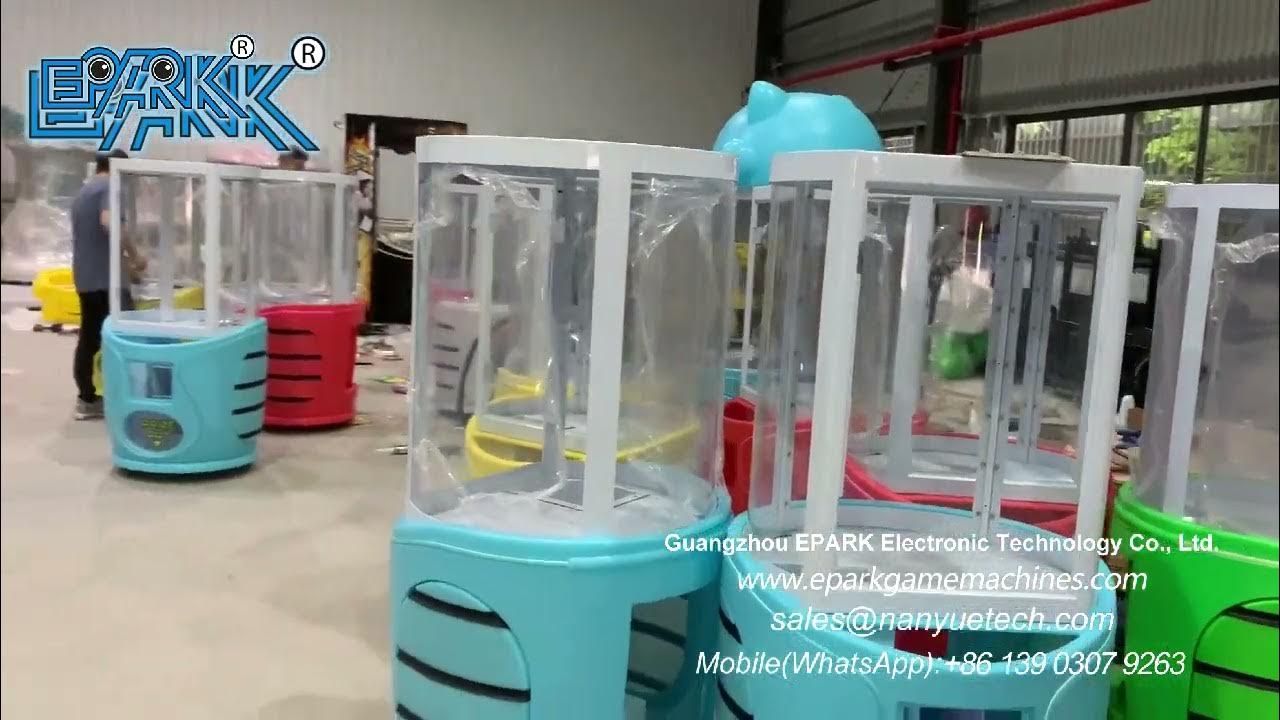 EPARK Cute Cat Claw Machine Vending Arcade Claw Machine Coin Operated Doll Catch Games YouTube