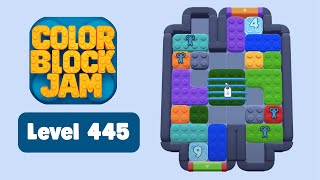 Color Block Jam Level 445 Solution Walkthrough