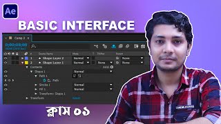 After Effects Tutorial Introduction and Interface (Bangla)