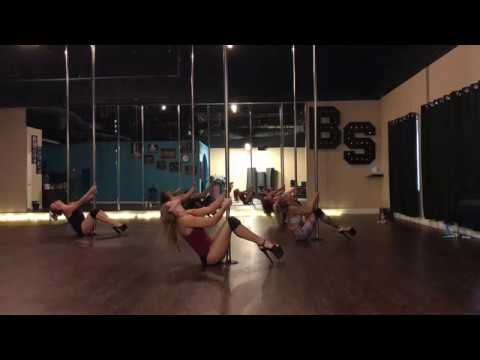 I Like It Loud - Myah Marie Beginner Pole Dance and Floorwork Routine 5-2-17