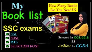 BOOKLIST FOR SSC CGL | SSC CHSL | SSC MTS | SSC SELECTION POST | @SSCINSIGHT