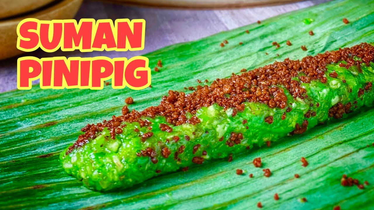 ANG PINAGMAMALAKI NG ROSALIE’S BULACAN  SUMAN PINIPIG WITH BUKO SA LATIK