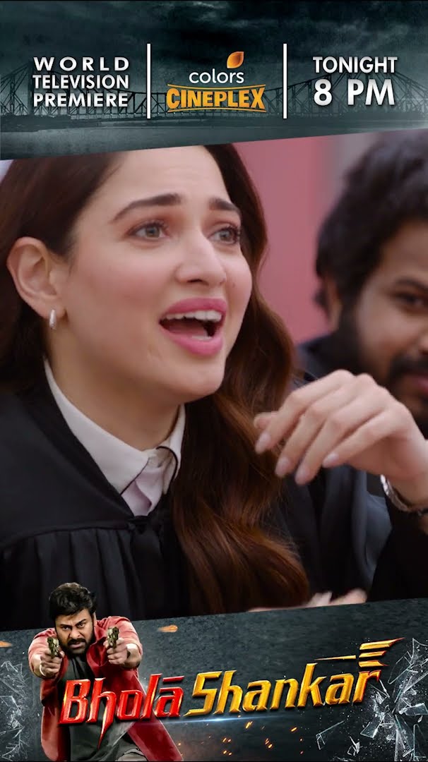 Bhola Shankar | WTP | #chiranjeevi #tamannaahbhatia | Tonight, 8 PM | @colorscineplex2024
