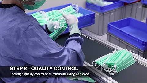 BruMed - Belgian production of medical masks (type II & IIR) - Cleanroom tour