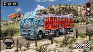 City Indian Cargo Truck Simulator 3D || Hay speed off Rode Drivie-Duty 1k views #viral #india #video screenshot 4