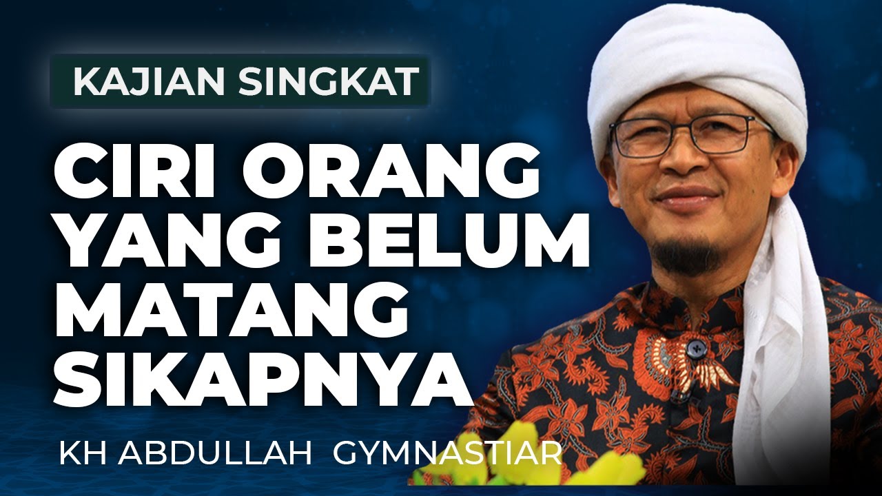 Hati hati inilah sifat yang membuat orang kurang dewasa