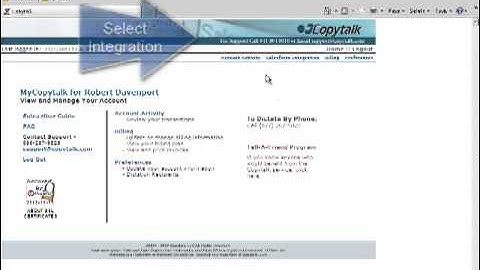 Salesforce Integration With Copytalk