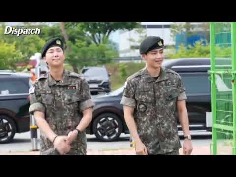 BTS 💜|| taehyung and namjoon military discharge 💜🦋