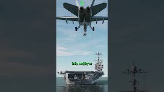 F/A 18 Hornet Uçak Gemisine İmkansız İniş Manevrası!