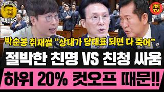 상대가 당대표되면 우린 다 죽어!  민주당의 절박한 당권싸움 (20260616 화요일 클립) 김종대 장윤선 박순봉