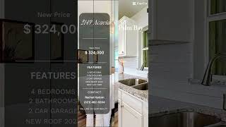 Updated 4-bedroom home for sale in Palm Bay, FL | $324,000