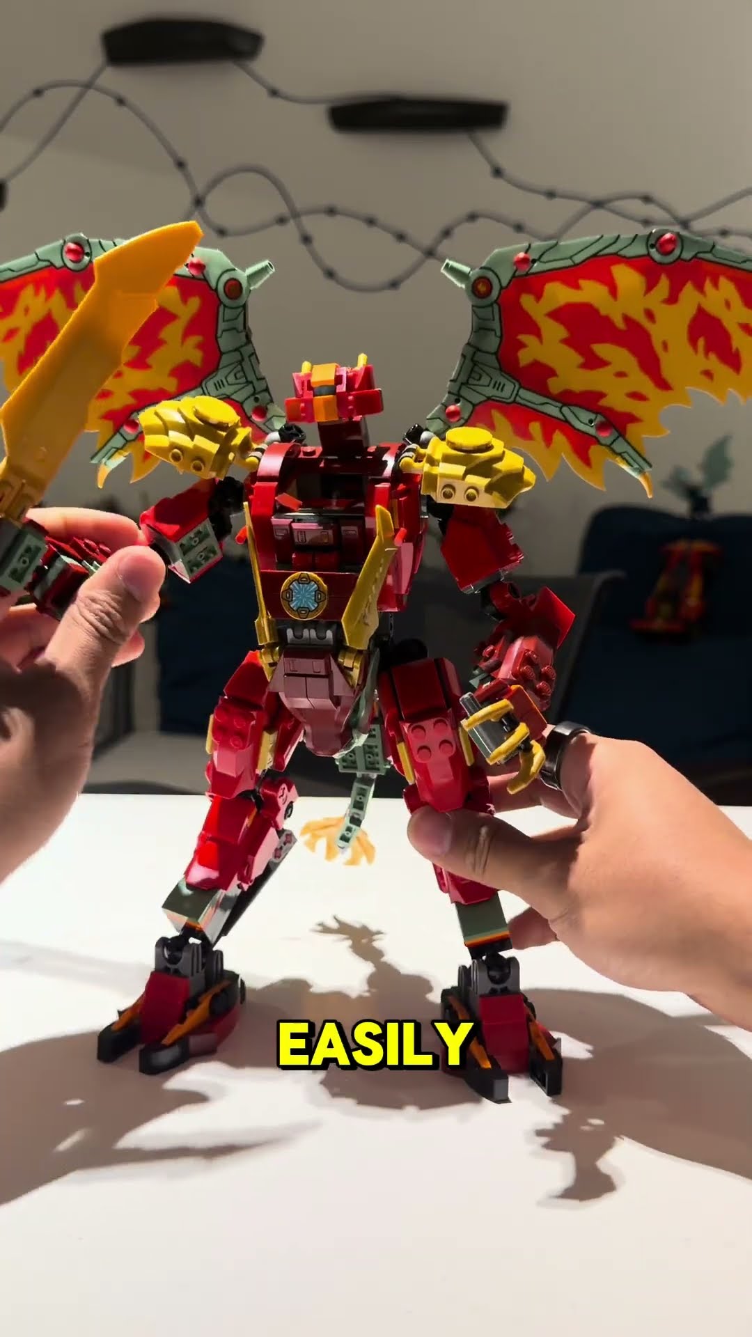 Ninjago Dragons Rising 71868: Wyldfyre's Transforming Dragon Mech