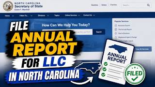 How To File Annual Report For LLC In North Carolina - Easy Guide