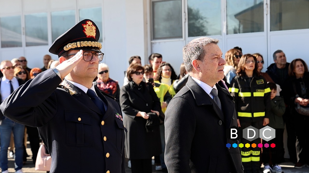 POTENZA: CERIMONIA CELEBRATIVA DELLA FONDAZIONE DEL CORPO NAZIONALE DEI VIGILI DEL FUOCO