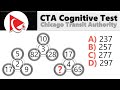 Chicago Transit Authority CTA Assessment Test Solved and Explained