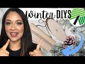 ❄️Look what I made with these Dollar Tree wood slides | WINTER DIYS