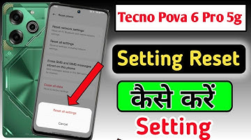 Tecno pova 6 pro 5g me setting kaise reset kare / how to reset setting in tecno pova 6 pro 5g //