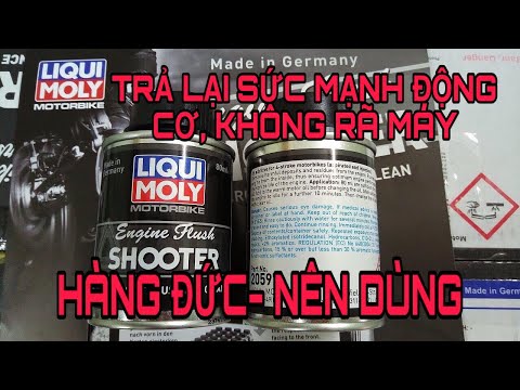 Liqui Moly Engine Flush, dung dịch súc rửa động cơ không cần rã máy !